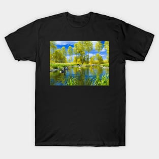 Mallard ducks in the lake T-Shirt